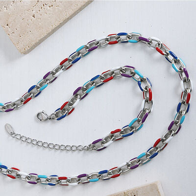 Chain of many Colors Necklace
