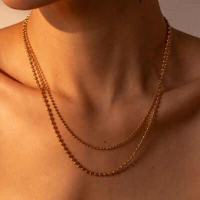 Layered Bead Necklace