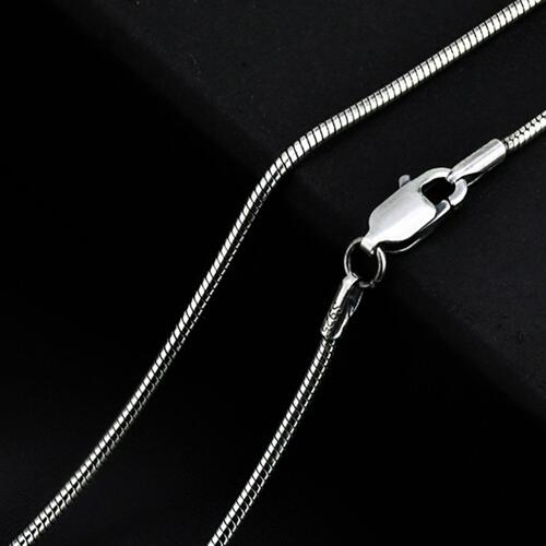 Snake Chain 925 Sterling Silver Necklace