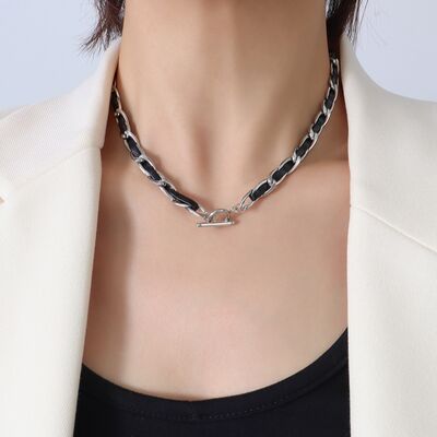 Leather Chain Necklace