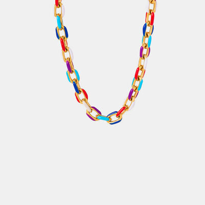 Chain of many Colors Necklace