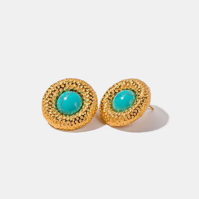 Color Rounds Stud Earrings