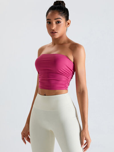 Ribbed Active Bandeau Top